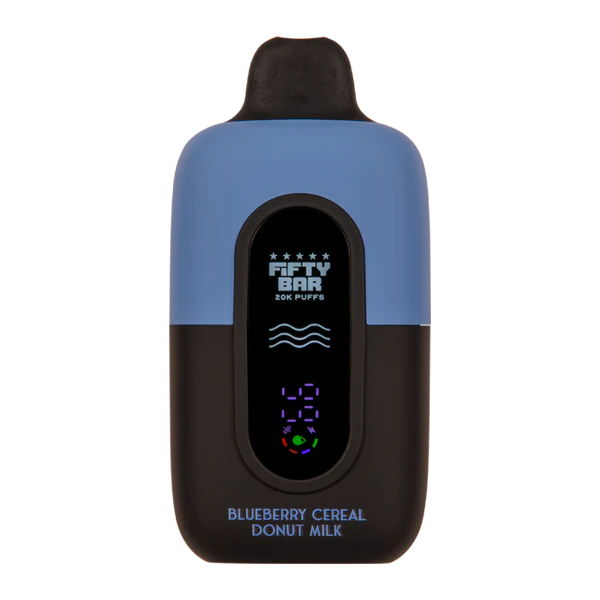 Blueberry Cereal Donut Milk Fifty Bar 20K - Black Coral